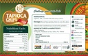 Tapioca Chips (Salted) pack label, back