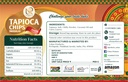 Tapioca Chips (Masala) pack label, back